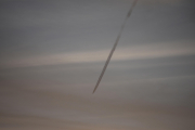 Vi avslutter 28 desember med dette bilde, piloten i jagerflyet skal sikkert bort å se på solnedgangen