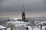 Holder meg til landskapsbilder, Uranienborg kirke med snø