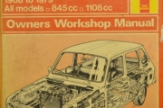 Haynes Owners Workshop Manual RENAULT 6 1968.1979 All models 845cc - 1108cc