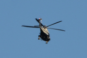 Morten 30 juli 2021 - Politihelikopter over Høyenhall, vi fikk med kveldssolen da