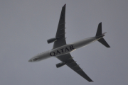Morten 20 oktober 2018 - Kl. 14.09 A7-AFI over Høyenhall, les selv! Det er Qatar Airways Cargo med sin Airbus A330-200F fra 2015