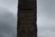 Og oppe står det "Mindesten for C. W. Bergh, veidirektör 1851-1873".