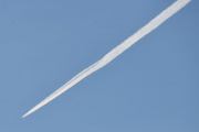 Morten 22 mars 2020 - Jetfly over Høyenhall, det er faktisk det eneste vi ser