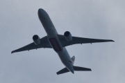 Morten 1 september 2021 - A6-EGJ over Høyenhall, det er Emirates Airlines som kommer med sin Boeing 777-31HER