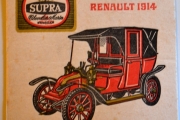 Old Belgian Beer Coaster ~ STELLA ARTOIS Brewery SUPRA Pils ~ Renault 1914 Car