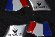 Renault Flag Shape Emblem Badge Palio Fluence Side Emblem