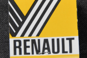 Renault fyrstikkeske - baksiden