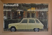 Renault plakat med ramme 112 x 76 cm.