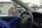 Ankomst Junior Renault som er vår personlige mekaniker og tror du vi er spente nå?