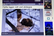 Morten 21 mars 2018 - Og Knut havner i avisen igjen selvfølgelig