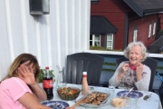 Maridalstur - etter endt tur, grilling på Høyenhall