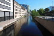 Akerselva sett oppover fra Vaterlands bru