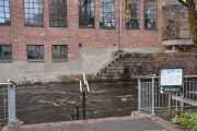 Og ved Nedre Foss park så finner vi en fiskeplass