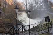 Fossen heter Nedre Vøyen foss, men blir også kalt Møllafossen