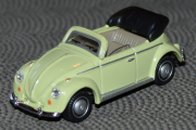 VW Beetle - Litt større en 1/87 skala. Kjøpt i Reims 2019