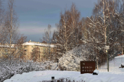 Snø har vi fått også i to doser