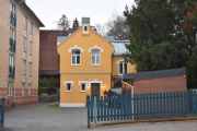 Thomas Heftyes gate 2 er også fra 1891 og var opprinnelig et fjøs eller en stall. Jeg står i Frederik Stangs gate og tar bilde