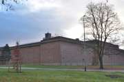 Nobels gate 32.  Vigelandmuseet åpnet for publikum i 1947 og borggården med fontene, søyleganger og skulpturer er omkranset av museets 13 utstillingssaler