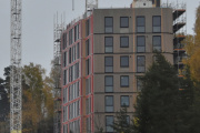 Fyrstikkbakken 14. Tatt oktober 2022, den beste vinkelen jeg har og det skal komme opp 4 blokker