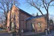 Akersveien 33. Nå 140 år senere fungerer kirkebygget som menighetskirke for Den russiske ortodokse kirkes St. Olga menighet i Oslo
