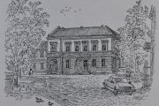 Sagveien 28. Alf Næsheim har også tidligere tatt seg en tur hit og tegnet bygningen, det passet veldig fint