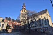 Hammersborg Torg 8 ligger Margarethakyrkan - Svenske kyrkan i Oslo fra 1925