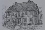 Saxegaardsgata. Jeg er nok for sent ute, men Alf Næsheim var her og tegnet i 1987