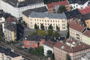 Schweigaards gate-Harald Hårdrådes plass. Jeg har et flyfoto fra 2019 som viser plassen. De fleste bygårdene rundt her er fra før 1900 tallet