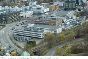 Ensjøveien 3-5-7. Foto NRK. Da skal det bli spennende å se hva som til slutt blir løsningen her. Vi skal følge med