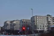 Grenseveien 58 til 50, nummer 50 ligger lengt bort og dette er det nye Hasle Torg. På tomta bak 58 på tomta bak lå Hovin teglverk fra 1893 til1967