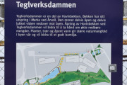 Hovinbekken. Jeg må nok en tur til opp her, Teglverksdammen ble åpnet i 2015. Teglverksdammen er i første rekke en rensedam på ca. 7000 m2 som skal gi bedret vannkvalitet i Hovinbekken