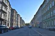 Eckersbergs gate 23 er bygget på høyre side som er fra 1900-01, på venstre side har vi Eckersbergs gate 2 som er fra 1897. Gaten fikk navnet sitt i 1879 oppkalt etter maleren Johan Fredrik Eckersberg