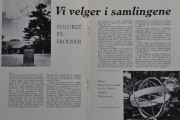 Frognerparken - Frogner Hovedgård. Soluret på Frogner er av typen Ekvatorial-ur og det jeg skrev på mitt forrige bilde leste jeg selv. Men i Oslo Bymuseum Byminner fra 1956 så tror dem at det var Fredrik Georg Gade som skaffet soluret, og da er vi rundt 1848