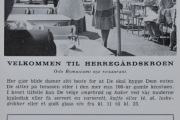 Frognerparken - Herregårdskroen. Kilde: Oslo Bymuseum Byminner 1960. Her blir vi ønsket velkommen til Herregårdskroen i mai 1960