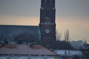 Men med det nye objektivet kan jeg se hva klokka er på Uranienborg kirke
