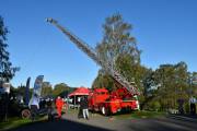 Brannbilen Magirus Deutz Jupiter fra 1963 dokumenterte jeg i våres, men nå går jeg litt mer på detaljer. Stigen er 37 meter høy og er fra 1937
