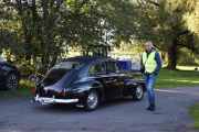 Vakten kjenner meg igjen, men det er faktisk bilen jeg tok bilde av. Det er en Volvo P-11151 fra 1963