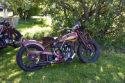 Men denne klarer jeg, det er en Indian Chief fra 1936. Se på detaljene som på sete, fantastiske sykler