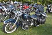 Men vi begynner, det er mye fint her. Dette er en Harley Davidson Heritage Softail, du skal ha peiling på årstall når du ser på en EagleRider of Las Vegas som her
