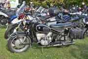 Neste er en gammel BMW, her er vi nok på 1960 åra. Kan det være en BMW R50/2 fra 1960 til 1969?