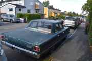 Her måtte jeg faktisk stoppe litt og snakke med karen rett foran meg, ikke hver dag vi ser på en Plymouth Belvedere fra 1966. På grunn av det så slapp en Corvette forbi meg