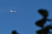 Som dere ser så følger jeg med på hva som er i luften også, dette er Norwegian Air Shuttle AOC og når de har en helt på halen (Asta Nielsen) så kan jeg med en gang si at flyet er 9 år gammelt