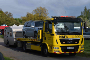 Når bil med henger for motorstopp er det bra vi har NAF. Skal man på Ekeberg, så skal man på Ekeberg, da ringer man NAF