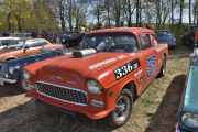Dette er en banebil (Chevrolet) fra før 1970, har dere hørt om Baneløp for veteranbiler fra før 1970? Jeg fant ikke ut noe om startnummer 55, men kanskje den er fra 1955