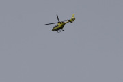 Norsk Luftambulanse over Ekeberg igjen, jeg ser at det er en Airbus H135 Lege Luftambulansetjenesten