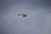 Norsk Luftambulanse er her også med sitt nyeste Airbus H145 Lege Luftambulansetjenesten