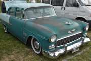 Allerede på fredag er det mange fine biler her, dette er en Chevrolet Two Ten fra 1955