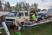 Vi kan begynne med denne bilen som er en veteran, det er en Volkswagen Transporter Syncro fra 1990. Ellers så var det mye rart på bordet her, så vi går videre