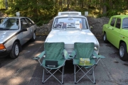 En Renault 10, den telte jeg ikke i går kveld, må ha kommet i dag. Fuego-en til venstre også