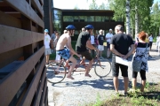 Det er en tandemsykkel, en god gammel en